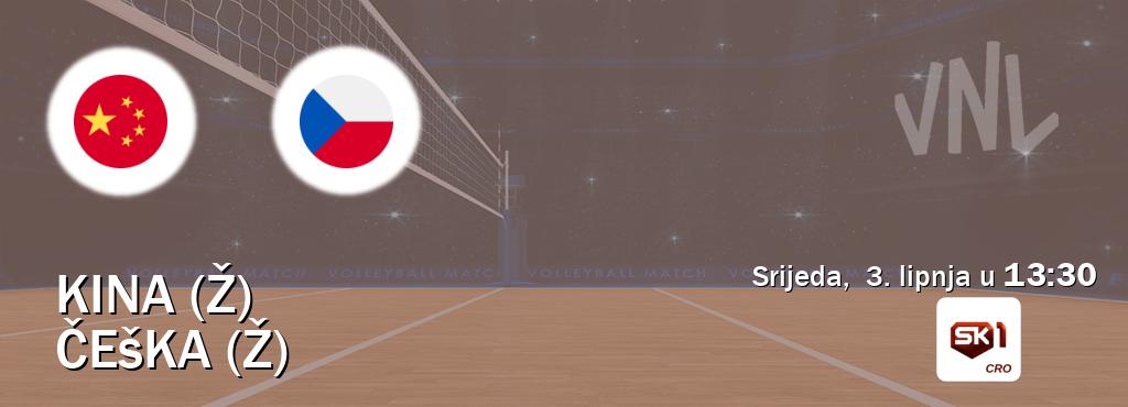Izravni prijenos utakmice Kina (Ž) i Češka (Ž) pratite uživo na Sportklub 1 (srijeda,  3. lipnja u  13:30).