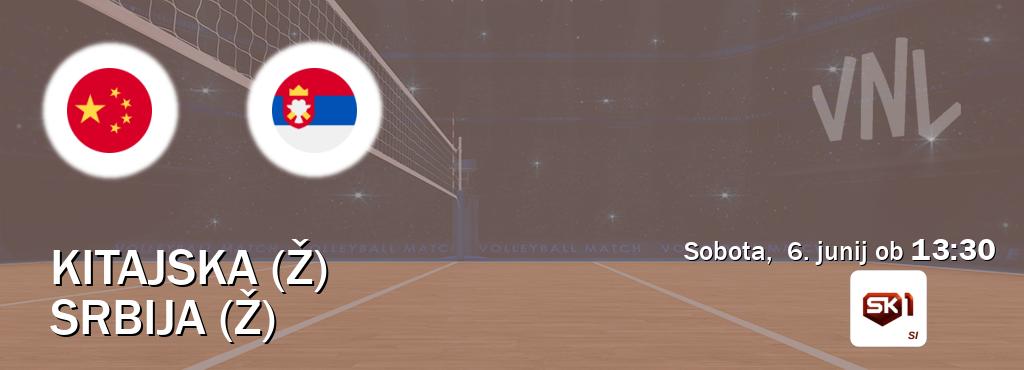 Dvoboj Kitajska (Ž) in Srbija (Ž) s prenosom tekme v živo na Sportklub 1.