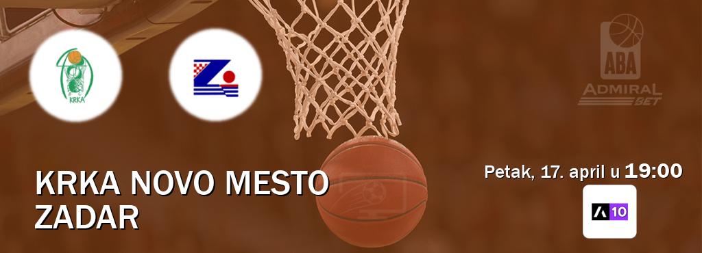 Izravni prijenos utakmice Krka Novo Mesto i Zadar pratite uživo na Arena Sport 10 (petak, 17. april u  19:00).