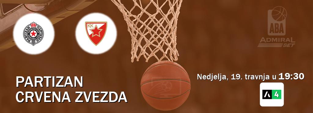 Izravni prijenos utakmice Partizan i Crvena zvezda pratite uživo na Arena Sport 4 (nedjelja, 19. travnja u  19:30).