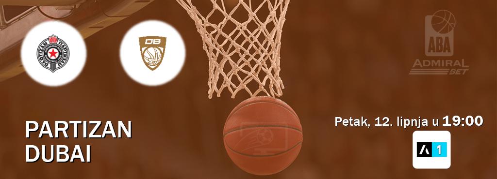 Izravni prijenos utakmice Partizan i Dubai pratite uživo na Arena Sport 1 (petak, 12. lipnja u  19:00).