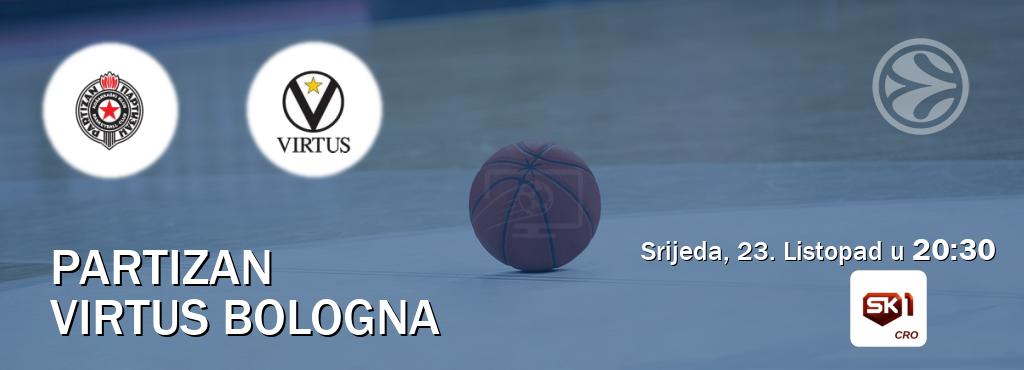 Izravni prijenos utakmice Partizan i Virtus Bologna pratite uživo na Sportklub 1 (Srijeda, 23. Listopad u  20:30).