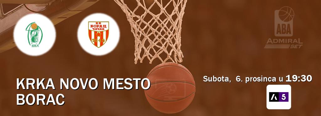 Izravni prijenos utakmice Krka Novo Mesto i Borac pratite uživo na Arena Sport 5 (subota,  6. prosinca u  19:30).