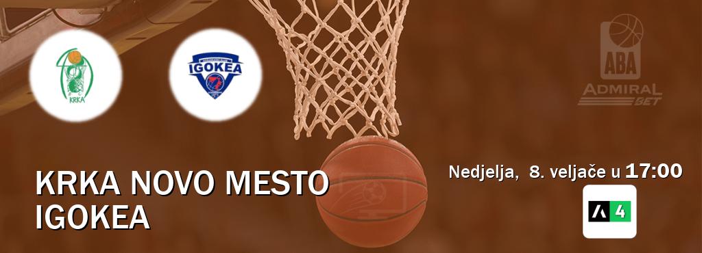 Izravni prijenos utakmice Krka Novo Mesto i Igokea pratite uživo na Arena Sport 4 (nedjelja,  8. veljače u  17:00).