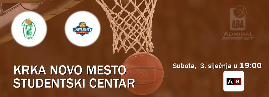 Izravni prijenos utakmice Krka Novo Mesto i Studentski Centar pratite uživo na Arena Sport 8 (subota, 3. siječnja u 19:00). Izravni prijenos utakmice Krka Novo Mesto i Studentski Centar pratite uživo na Arena Sport 8 (subota, 3. siječnja u 19:00).
