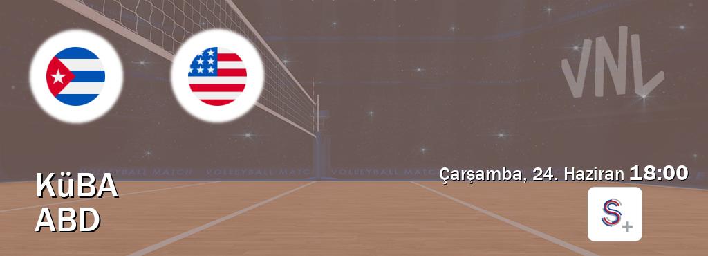 Karşılaşma Küba - ABD S Sport +'den canlı yayınlanacak (Çarşamba, 24. Haziran 18:00). Karşılaşma Küba - ABD S Sport +'den canlı yayınlanacak (Çarşamba, 24. Haziran 18:00).