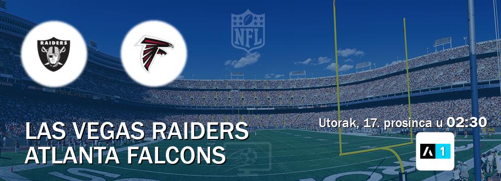 Izravni prijenos utakmice Las Vegas Raiders i Atlanta Falcons pratite uživo na Arena Sport 1 (utorak, 17. prosinca u  02:30).