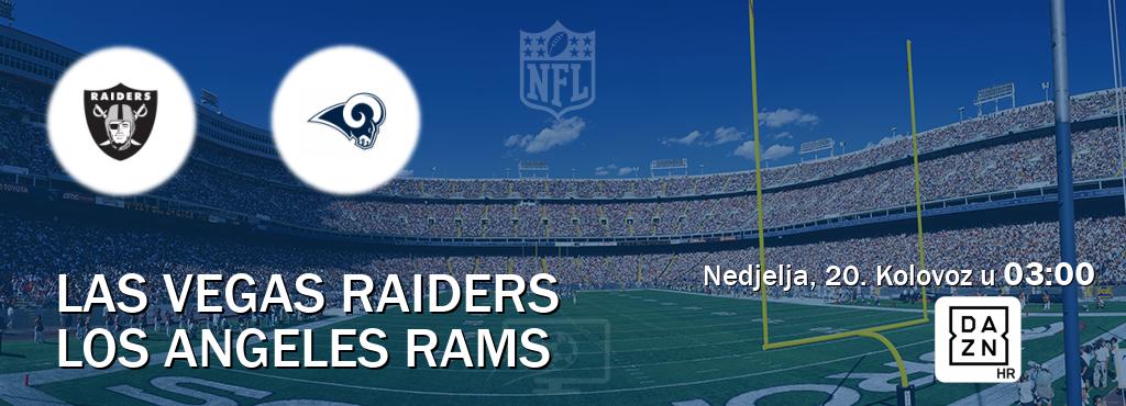 Izravni prijenos utakmice Las Vegas Raiders i Los Angeles Rams pratite uživo na DAZN (Nedjelja, 20. Kolovoz u  03:00).