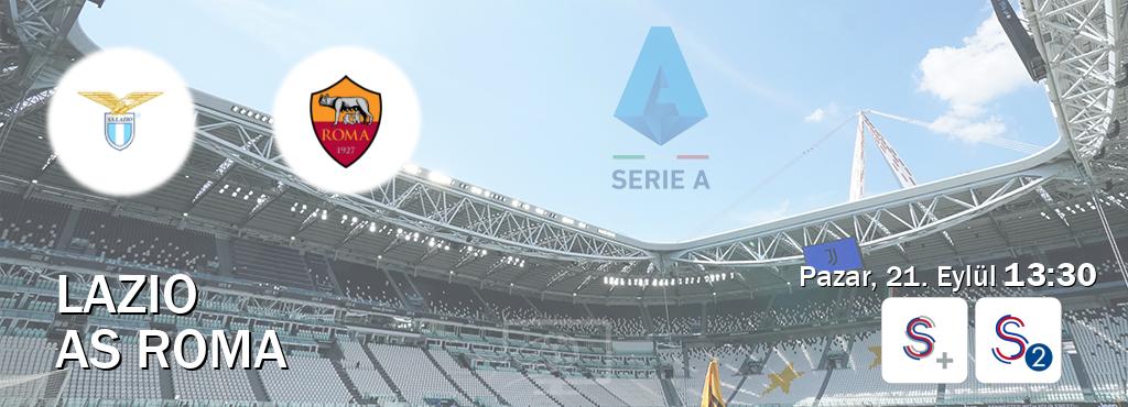 Karşılaşma Lazio - AS Roma S Sport + ve S Sport 2'den canlı yayınlanacak (Pazar, 21. Eylül 13:30). Karşılaşma Lazio - AS Roma S Sport + ve S Sport 2'den canlı yayınlanacak (Pazar, 21. Eylül 13:30).