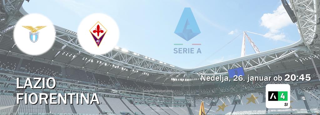 Lazio in Fiorentina v živo na Arena Sport 4. Prenos tekme bo v nedelja, 26. januar ob  20:45