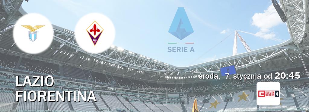 Gra między Lazio i Fiorentina transmisja na żywo w Eleven Sports 4 (środa,  7. stycznia od  20:45).
