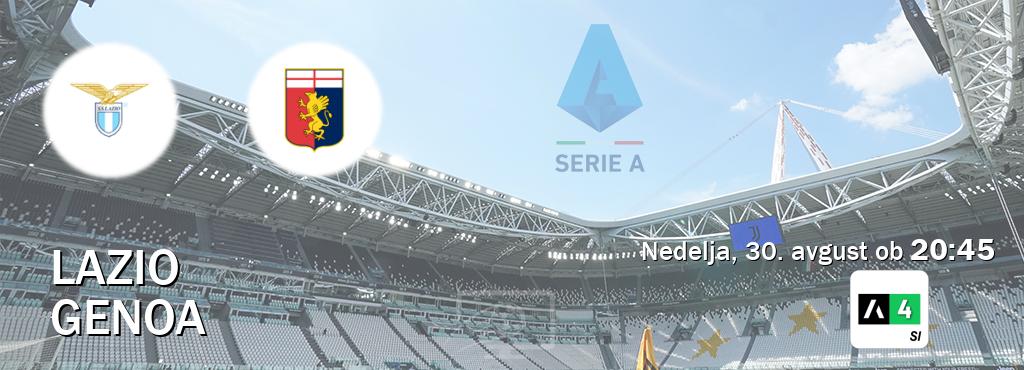 Ne zamudi prenosa tekme Lazio - Genoa v živo na Arena Sport 4.