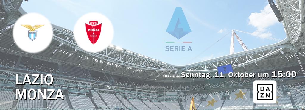 Das Spiel zwischen Lazio und Monza wird am Sonntag, 11. Oktober um  15:00, live vom DAZN übertragen.