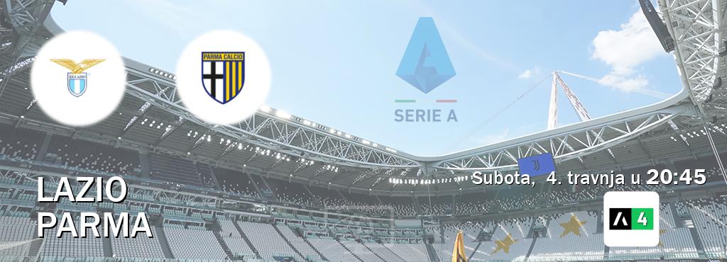 Izravni prijenos utakmice Lazio i Parma pratite uživo na Arena Sport 4 (subota,  4. travnja u  20:45).