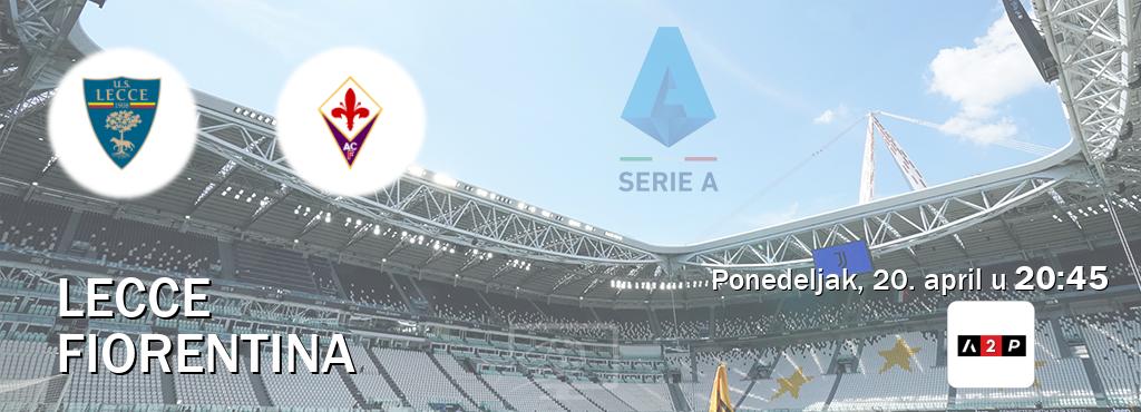Izravni prijenos utakmice Lecce i Fiorentina pratite uživo na Arena Premium 2 (ponedeljak, 20. april u  20:45).