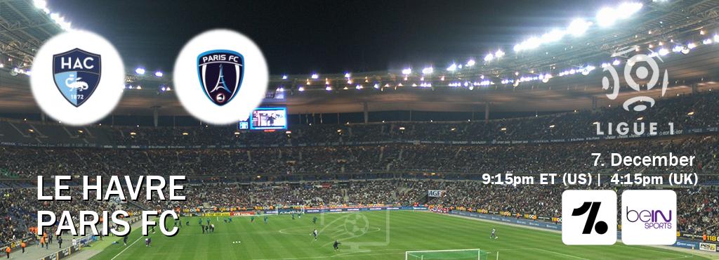 You can watch game live between Le Havre and Paris FC on OneFootball and beIN SPORTS USA(US). You can watch game live between Le Havre and Paris FC on OneFootball and beIN SPORTS USA(US).