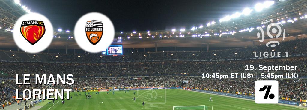 You can watch game live between Le Mans and Lorient on OneFootball.