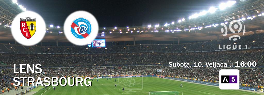 Izravni prijenos utakmice Lens i Strasbourg pratite uživo na Arena Sport 5 (Subota, 10. Veljača u  16:00).