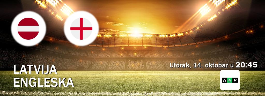 Izravni prijenos utakmice Latvija i Engleska pratite uživo na Arena Premium 4 (utorak, 14. oktobar u  20:45).