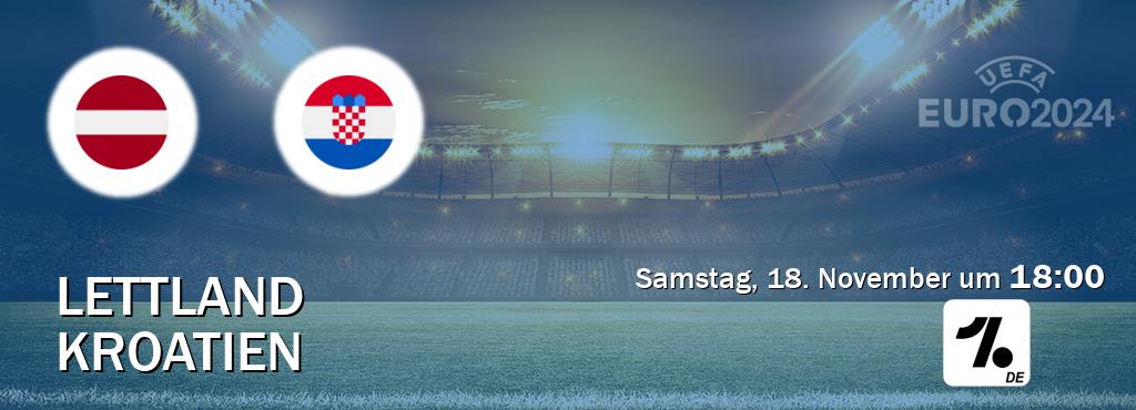 Das Spiel zwischen Lettland und Kroatien wird am Samstag, 18. November um  18:00, live vom OneFootball Deutschland übertragen.