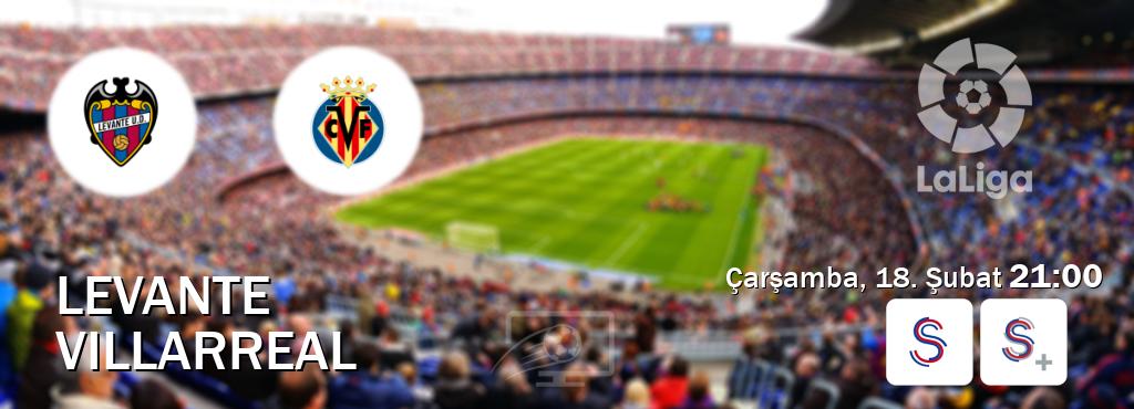 Karşılaşma Levante - Villarreal S Sport ve S Sport +'den canlı yayınlanacak (Çarşamba, 18. Şubat 21:00). Karşılaşma Levante - Villarreal S Sport ve S Sport +'den canlı yayınlanacak (Çarşamba, 18. Şubat 21:00).