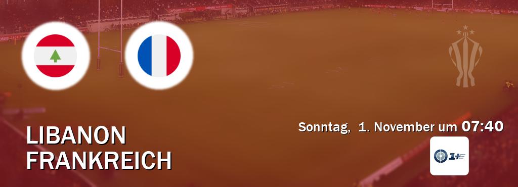 Das Spiel zwischen Libanon und Frankreich wird am Sonntag, 1. November um 07:40, live vom Sportdigital+ übertragen. Das Spiel zwischen Libanon und Frankreich wird am Sonntag, 1. November um 07:40, live vom Sportdigital+ übertragen.