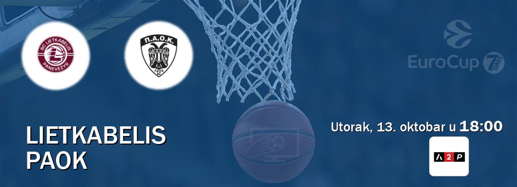 Izravni prijenos utakmice Lietkabelis i PAOK pratite uživo na Arena Premium 2 (utorak, 13. oktobar u  18:00).