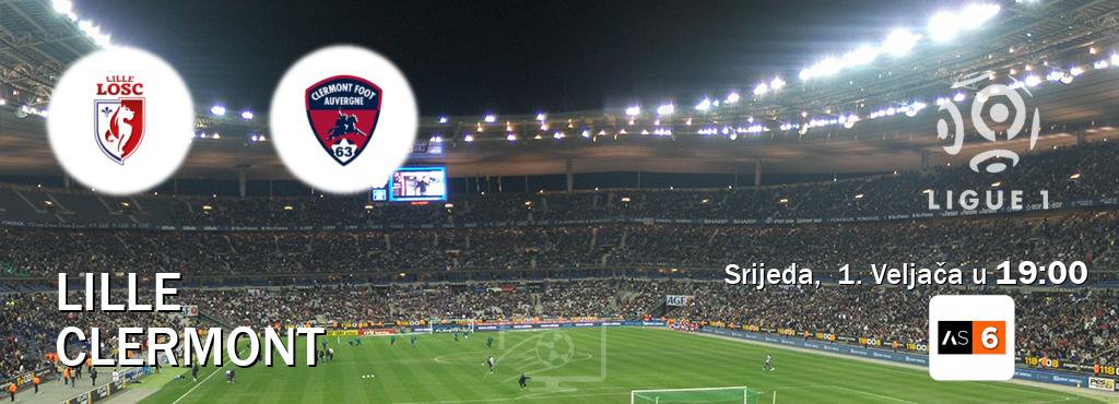 Izravni prijenos utakmice Lille i Clermont pratite uživo na Arena Sport 6 (Srijeda,  1. Veljača u  19:00).