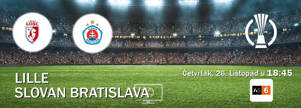 Izravni prijenos utakmice Lille i Slovan Bratislava pratite uživo na Arena Sport 6 (Četvrtak, 26. Listopad u  18:45).