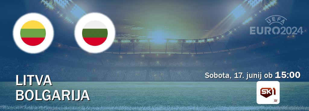 Litva in Bolgarija v živo na Sportklub 1. Prenos tekme bo v sobota, 17. junij ob  15:00
