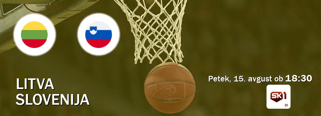 Dvoboj Litva in Slovenija s prenosom tekme v živo na Sportklub 1.