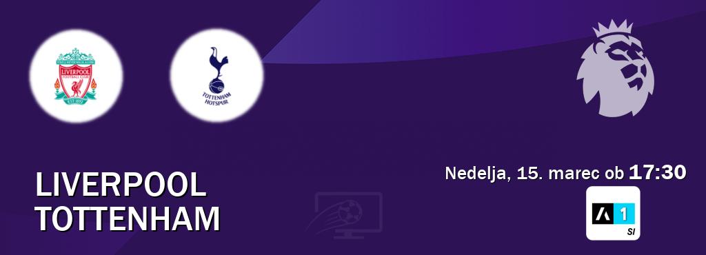 Liverpool in Tottenham v živo na Arena Sport 1. Prenos tekme bo v nedelja, 15. marec ob  17:30