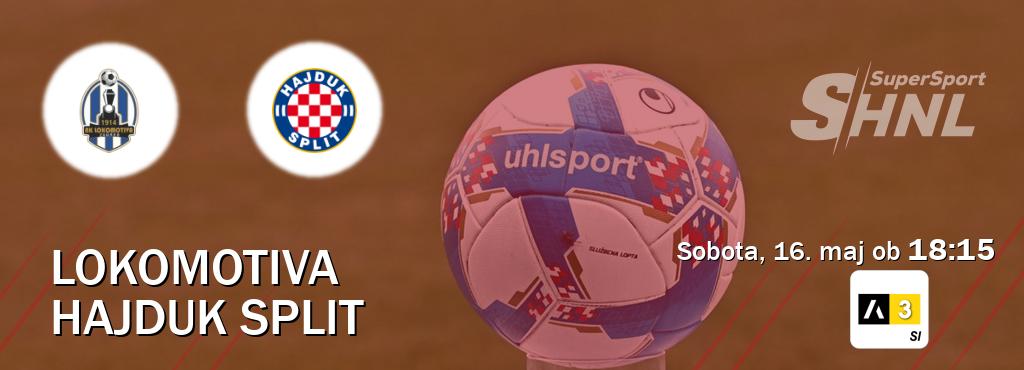 Ne zamudi prenosa tekme Lokomotiva - Hajduk Split v živo na Arena Sport 3.