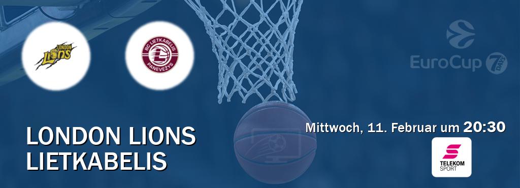 Das Spiel zwischen London Lions und Lietkabelis wird am Mittwoch, 11. Februar um  20:30, live vom Magenta Sport übertragen.