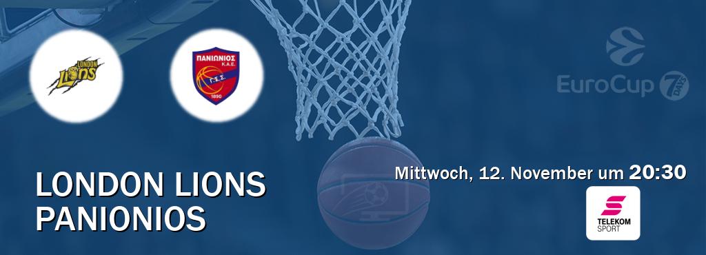 Das Spiel zwischen London Lions und Panionios wird am Mittwoch, 12. November um 20:30, live vom Magenta Sport übertragen. Das Spiel zwischen London Lions und Panionios wird am Mittwoch, 12. November um 20:30, live vom Magenta Sport übertragen.