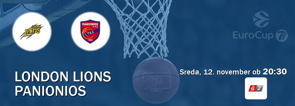 London Lions in Panionios v živo na Sport TV 2. Prenos tekme bo v sreda, 12. november ob 20:30 London Lions in Panionios v živo na Sport TV 2. Prenos tekme bo v sreda, 12. november ob 20:30