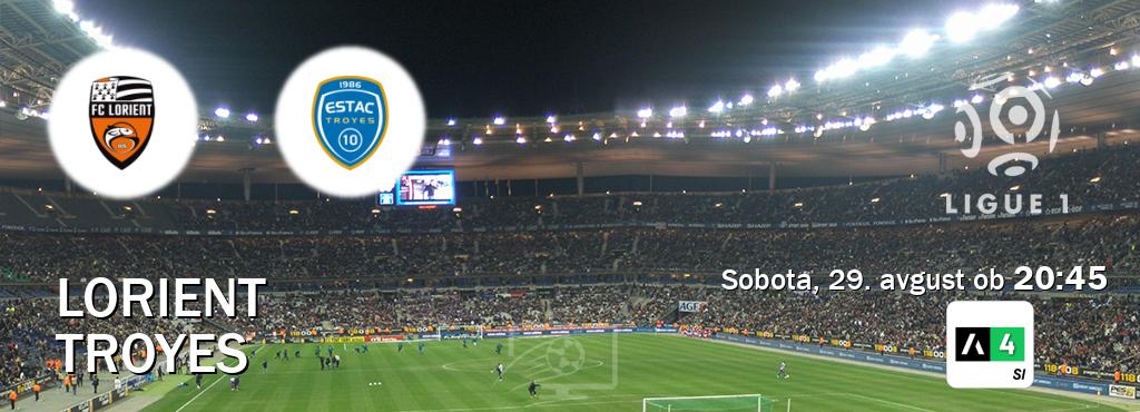 Prenos tekme med Lorient in Troyes v živo na Arena Sport 4 (sobota, 29. avgust ob 20:45 uri). Prenos tekme med Lorient in Troyes v živo na Arena Sport 4 (sobota, 29. avgust ob 20:45 uri).