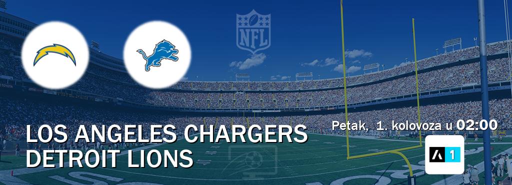 Izravni prijenos utakmice Los Angeles Chargers i Detroit Lions pratite uživo na Arena Sport 1 (petak, 1. kolovoza u 02:00). Izravni prijenos utakmice Los Angeles Chargers i Detroit Lions pratite uživo na Arena Sport 1 (petak, 1. kolovoza u 02:00).