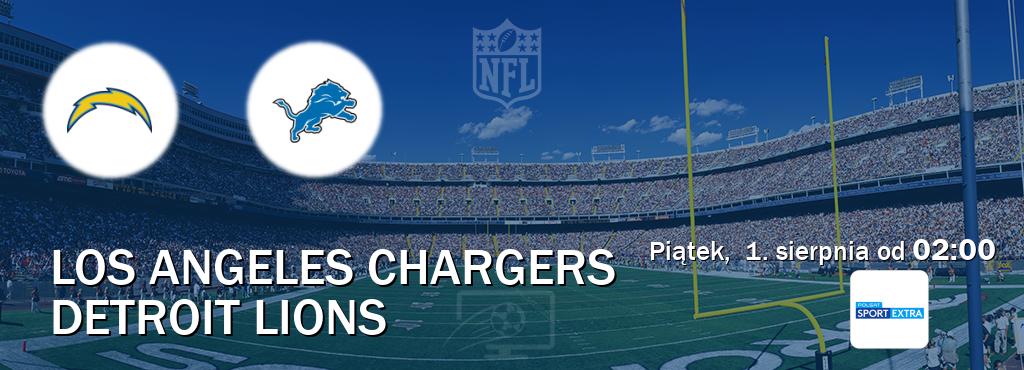 Gra między Los Angeles Chargers i Detroit Lions transmisja na żywo w Polsat Sport Extra (piątek,  1. sierpnia od  02:00).