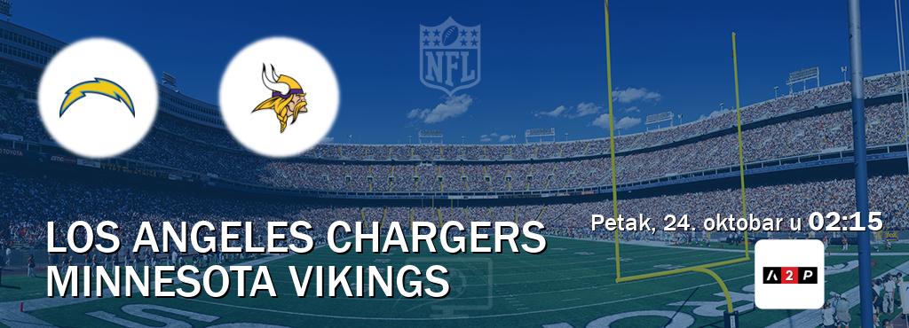 Izravni prijenos utakmice Los Angeles Chargers i Minnesota Vikings pratite uživo na Arena Premium 2 (petak, 24. oktobar u 02:15). Izravni prijenos utakmice Los Angeles Chargers i Minnesota Vikings pratite uživo na Arena Premium 2 (petak, 24. oktobar u 02:15).