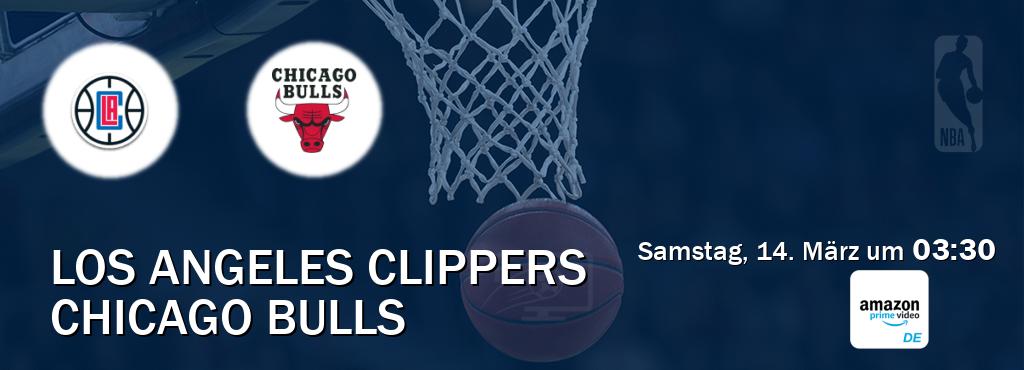 Das Spiel zwischen Los Angeles Clippers und Chicago Bulls wird am Samstag, 14. März um 03:30, live vom Amazon Prime DE übertragen. Das Spiel zwischen Los Angeles Clippers und Chicago Bulls wird am Samstag, 14. März um 03:30, live vom Amazon Prime DE übertragen.