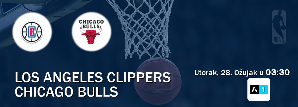 Izravni prijenos utakmice Los Angeles Clippers i Chicago Bulls pratite uživo na Arena Sport 1 (Utorak, 28. Ožujak u  03:30).