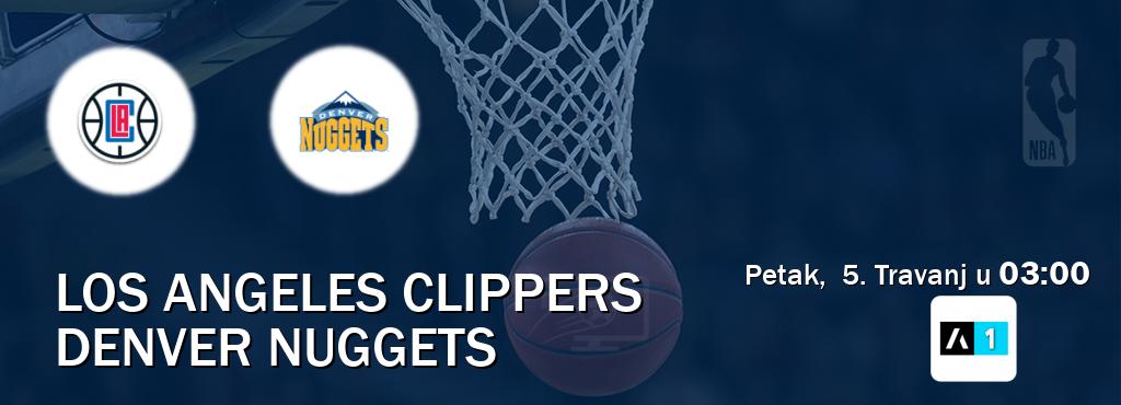 Izravni prijenos utakmice Los Angeles Clippers i Denver Nuggets pratite uživo na Arena Sport 1 (Petak,  5. Travanj u  03:00).