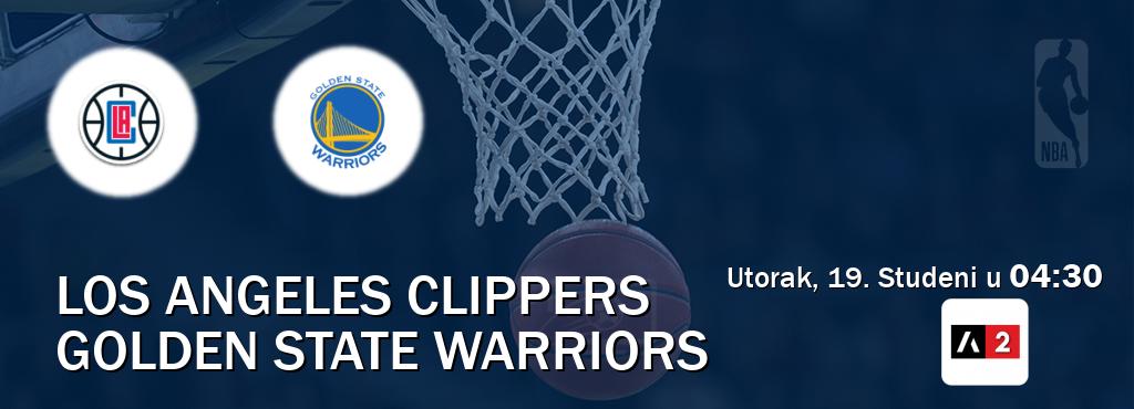 Izravni prijenos utakmice Los Angeles Clippers i Golden State Warriors pratite uživo na Arena Sport 2 (Utorak, 19. Studeni u  04:30).