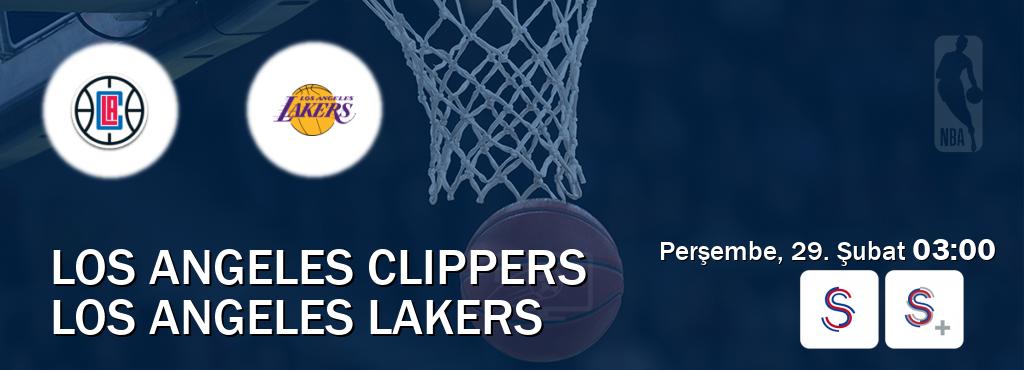 Karşılaşma Los Angeles Clippers - Los Angeles Lakers S Sport ve S Sport +'den canlı yayınlanacak (Perşembe, 29. Şubat  03:00).