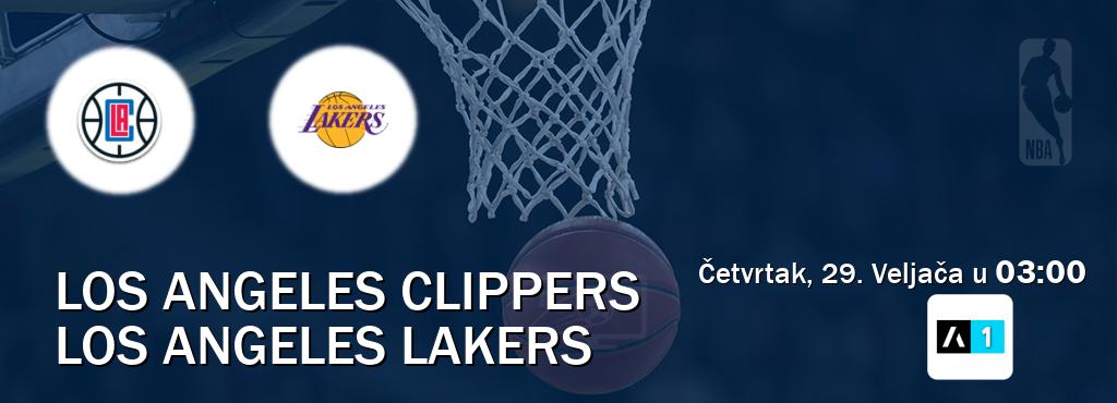 Izravni prijenos utakmice Los Angeles Clippers i Los Angeles Lakers pratite uživo na Arena Sport 1 (Četvrtak, 29. Veljača u  03:00).