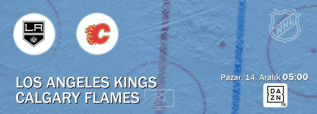 Karşılaşma Los Angeles Kings - Calgary Flames DAZN'den canlı yayınlanacak (Pazar, 14. Aralık  05:00).