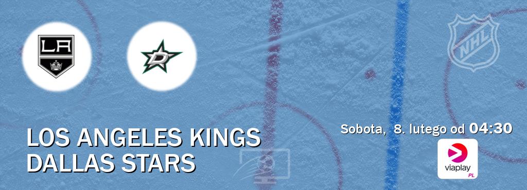 Gra między Los Angeles Kings i Dallas Stars transmisja na żywo w Viaplay Polska (sobota,  8. lutego od  04:30).