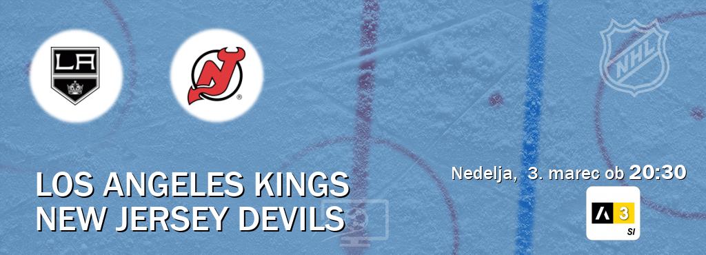 Ne zamudi prenosa tekme Los Angeles Kings - New Jersey Devils v živo na Arena Sport 3.
