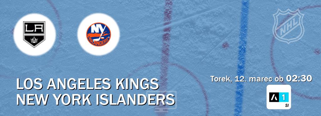 Prenos tekme med Los Angeles Kings in New York Islanders v živo na Arena Sport 1 (torek, 12. marec ob  02:30 uri).